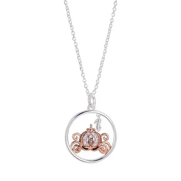Disney Jewelry O Disneys Cinderella Carriage Necklace For